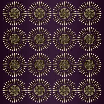 Set sunburst pattern background Stock Illustration