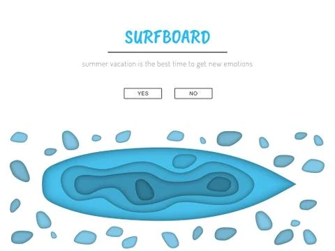 Set of surfboards Illustrazione stock
