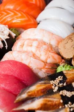 Set of sushi Stock Photos