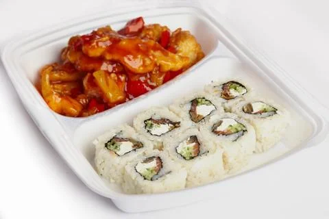 Set sushi. rolls Stock Photos