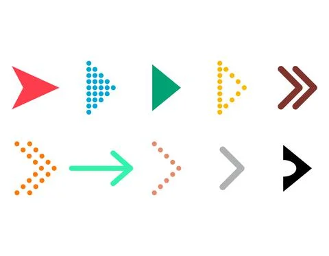 Set of Swipe up internet button, online web design arrow move icon, vector il イラスト素材