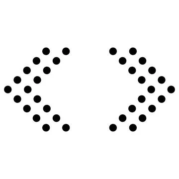 Set of Swipe up internet button, online web design arrow move icon, vector il Illustrazione stock