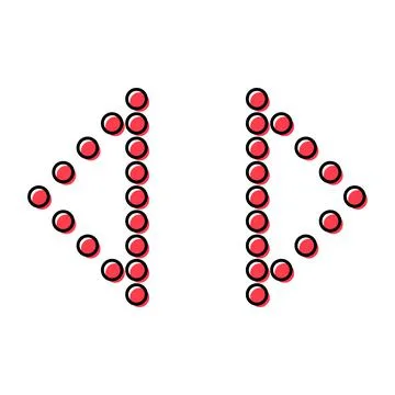 Set of Swipe up internet button, online web design arrow move icon, vector il Stock Illustration