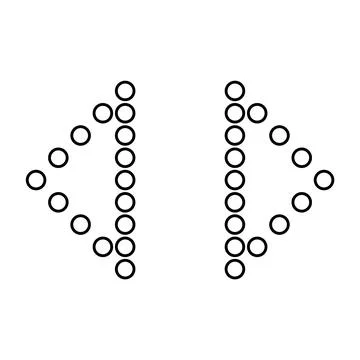 Set of Swipe up internet button, online web design arrow move icon, vector il Illustrazione stock