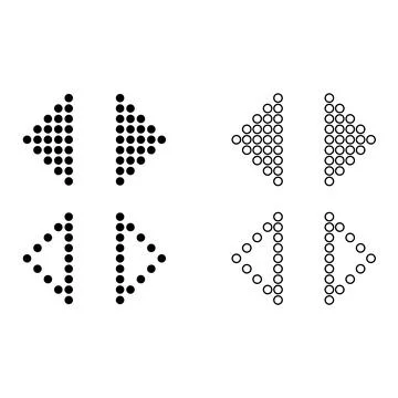 Set of Swipe up internet button, online web design arrow move icon, vector il 스톡 일러스트