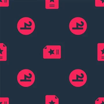 Set Symbol Jupiter and Star constellation zodiac on seamless pattern. Vector Stock Illustration