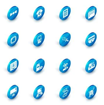 Set T-shirt, Calculator, Binary code, Processor with CPU, Insects frame, Tetris Stock Illustration