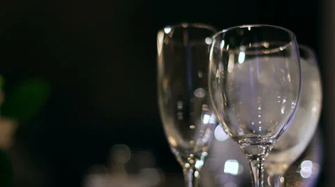 Set Table Dolly Stock Footage 22855391