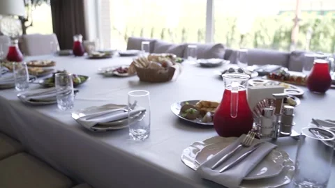 Set table Stock Footage 146575446