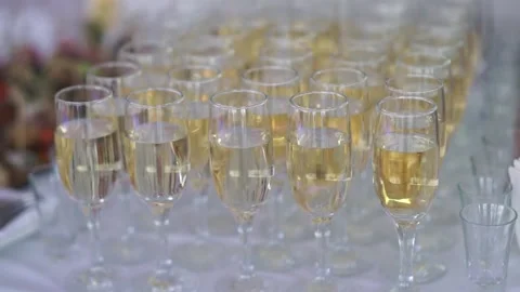 A set table before the holiday Stock Footage 159881981