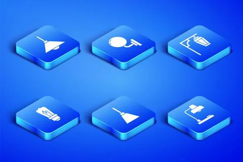 Set Table lamp, Lamp hanging, Chandelier, Light bulb, Wall or sconce and Vintage Stock Illustration