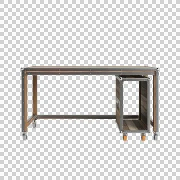 Set table office 2 up 1 Illustrazione stock