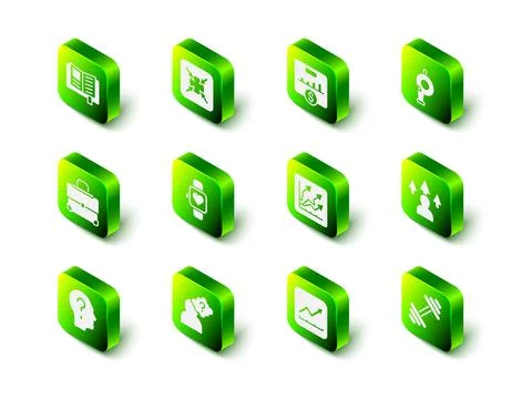 Set Target, Key performance indicator, Whistle, Front end development, Dumbbell Stock Illustration