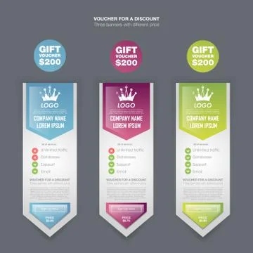 Set tariffs. interface for the site. ui ux vector banner for web app. Pastel Stock Illustration