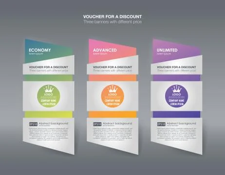 Set tariffs. interface for the site. ui ux vector banner for web app. Pastel Stock Illustration