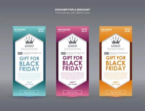 Set tariffs. interface for the site. ui ux vector banner for web app. Pastel Stock Illustration