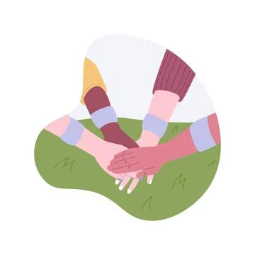 Set up team isolated cartoon vector illustrations. Ilustración de archivo