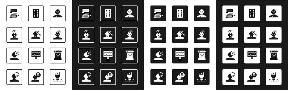 Set Tear cry eye, Finding problem in psychology, Human with question mark, On Illustrazione stock
