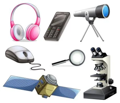 A Set of Technology Equipments イラスト素材