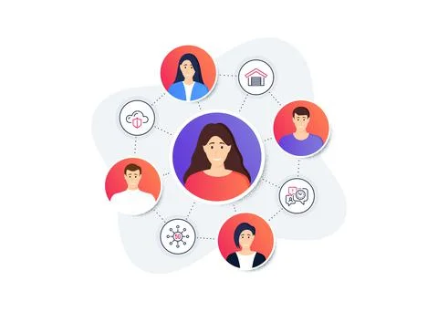 Set of Technology icons, such as Time management, Parking garage, Cloud Stock Illustration
