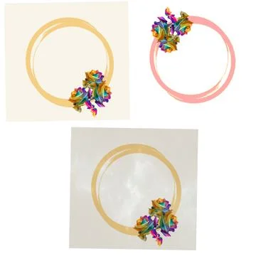 Set of templates Stock Illustration