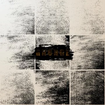 Set of textile grunge textures backgrounds. Stock Illustration
