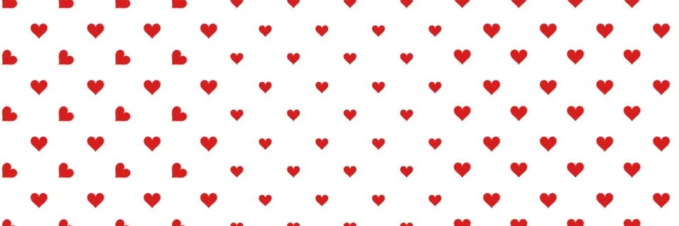 Set of three (3) seamless patterns, hearts in patchwork style Illustrazione stock