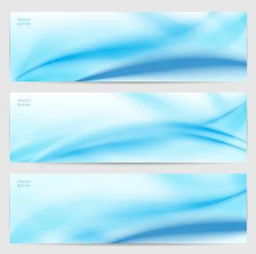 Set of three abstract banners.. Stock Illustration