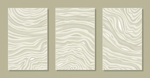 Set of three abstract posters.  Stock Illustration