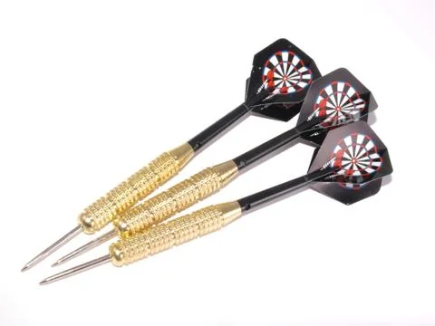 Set of three darts. Stock Photos