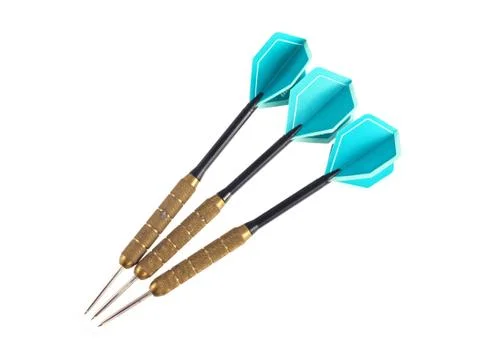 Set of three darts. Stock Photos