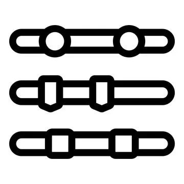 Set of three different loading bars with different stages of completion Stock Illustration