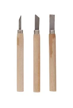 Set of three scalpels 写真素材