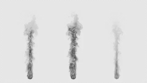 Set of three types of white smoke. File contains Alpha Channel. Stock Footage 309334607