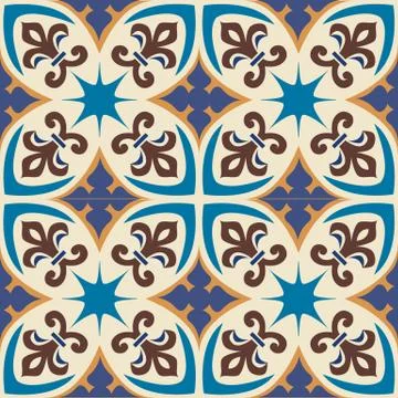 Set of tiles background. Stock Illustration