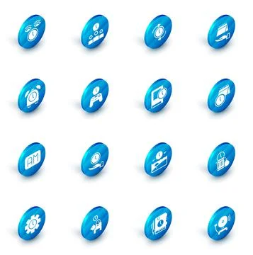 Set Time Management, Clock with arrow, Calendar, Alarm clock, Morning time 스톡 일러스트