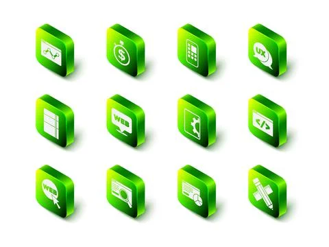Set Time is money, Mobile Apps, UI or UX design, Front end development, Crossed Stock Illustration