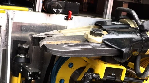 Set of tools in the fire truck Video stock 108559966