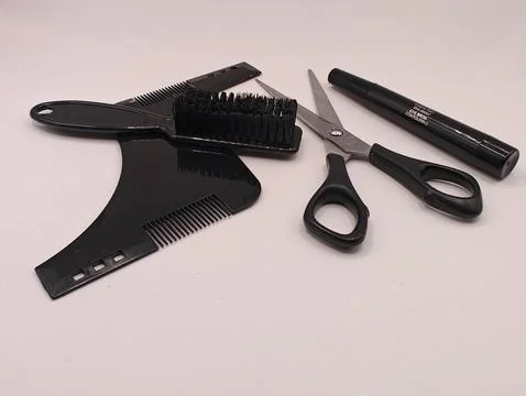Set of tools for hairdressing salons Stock Photos