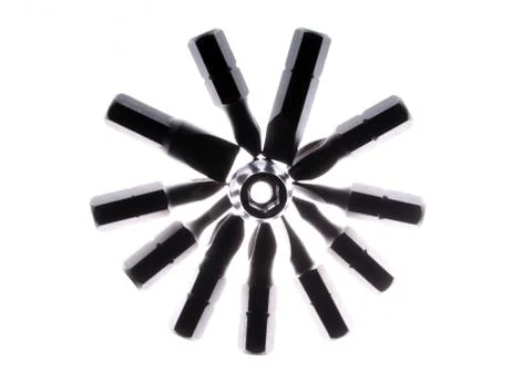 Set of tools Stock Illustration