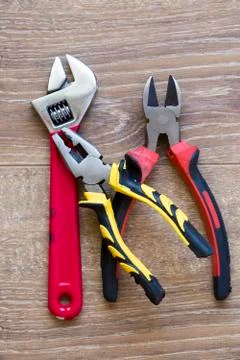 Set of tools, Many tools isolated on white background. Stock Photos