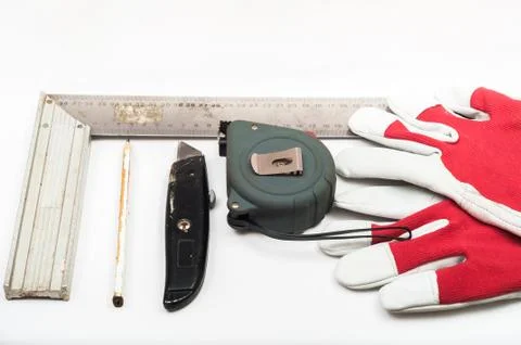 Set of tools Stock Photos