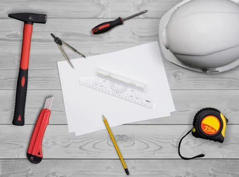 Set of tools Stock Photos