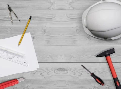 Set of tools Stock Photos