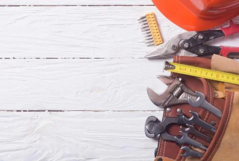 Set of tools Stock Photos