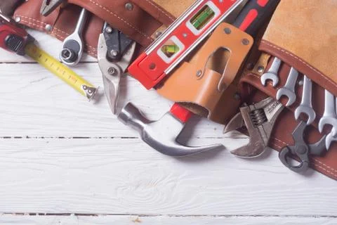 Set of tools Stock Photos