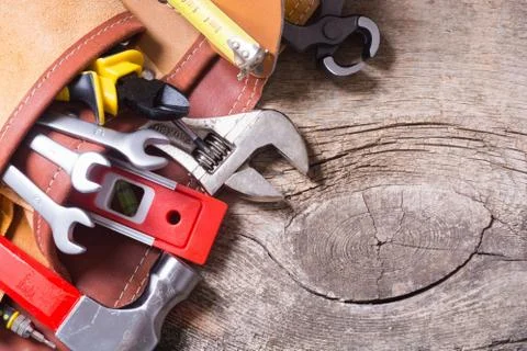 Set of tools Stock Photos