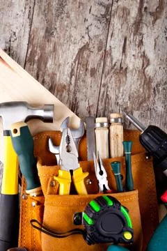 Set of tools Stock Photos