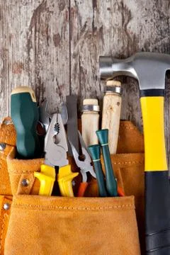Set of tools Stock Photos