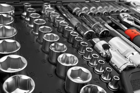 Set of tools Stock Photos
